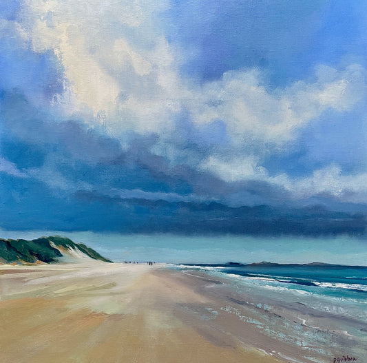 Irish landscape original | Following the storm to Portrush | Polly Gribben